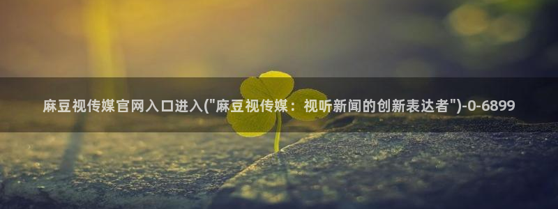 麻豆精品视频：麻豆视传媒官网入口进入(\