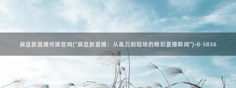 麻豆视频站